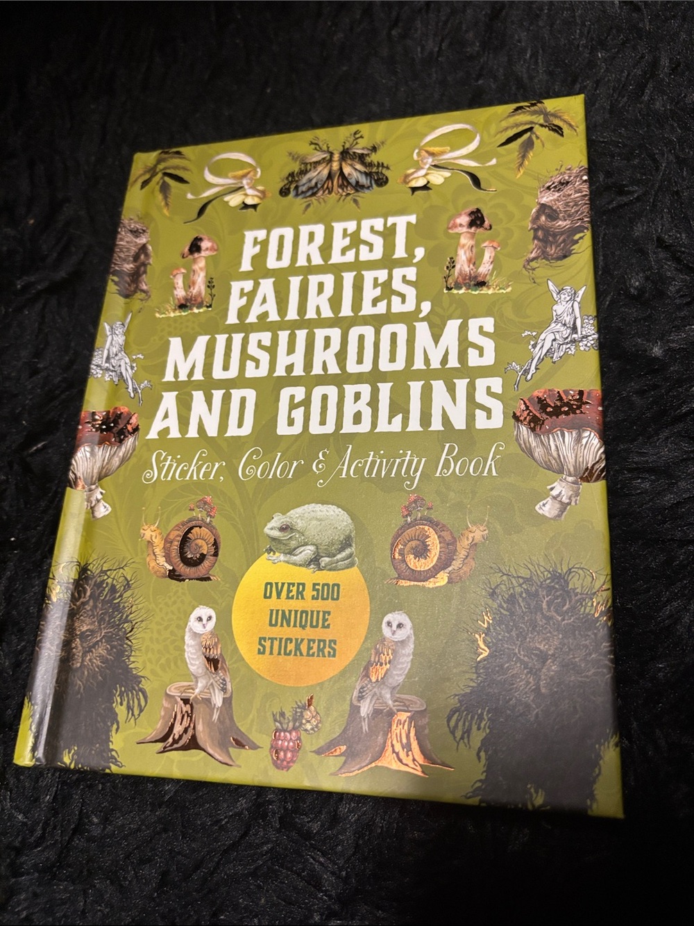 Forest, Fairies, Mushrooms and Goblins activity book
